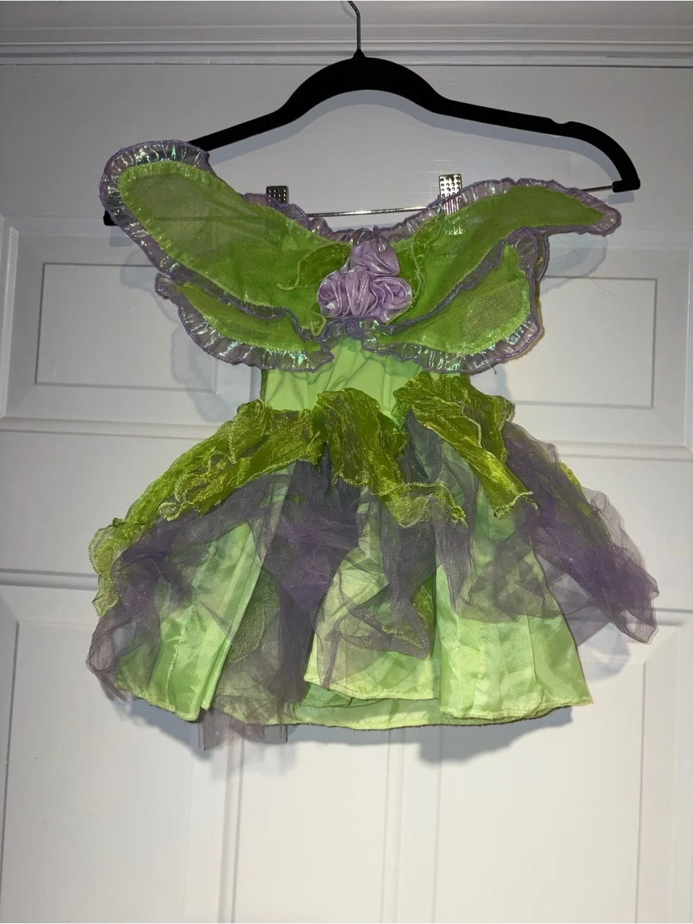 Disney Store green and purple Tinker Bell fairy costume size 3-6months